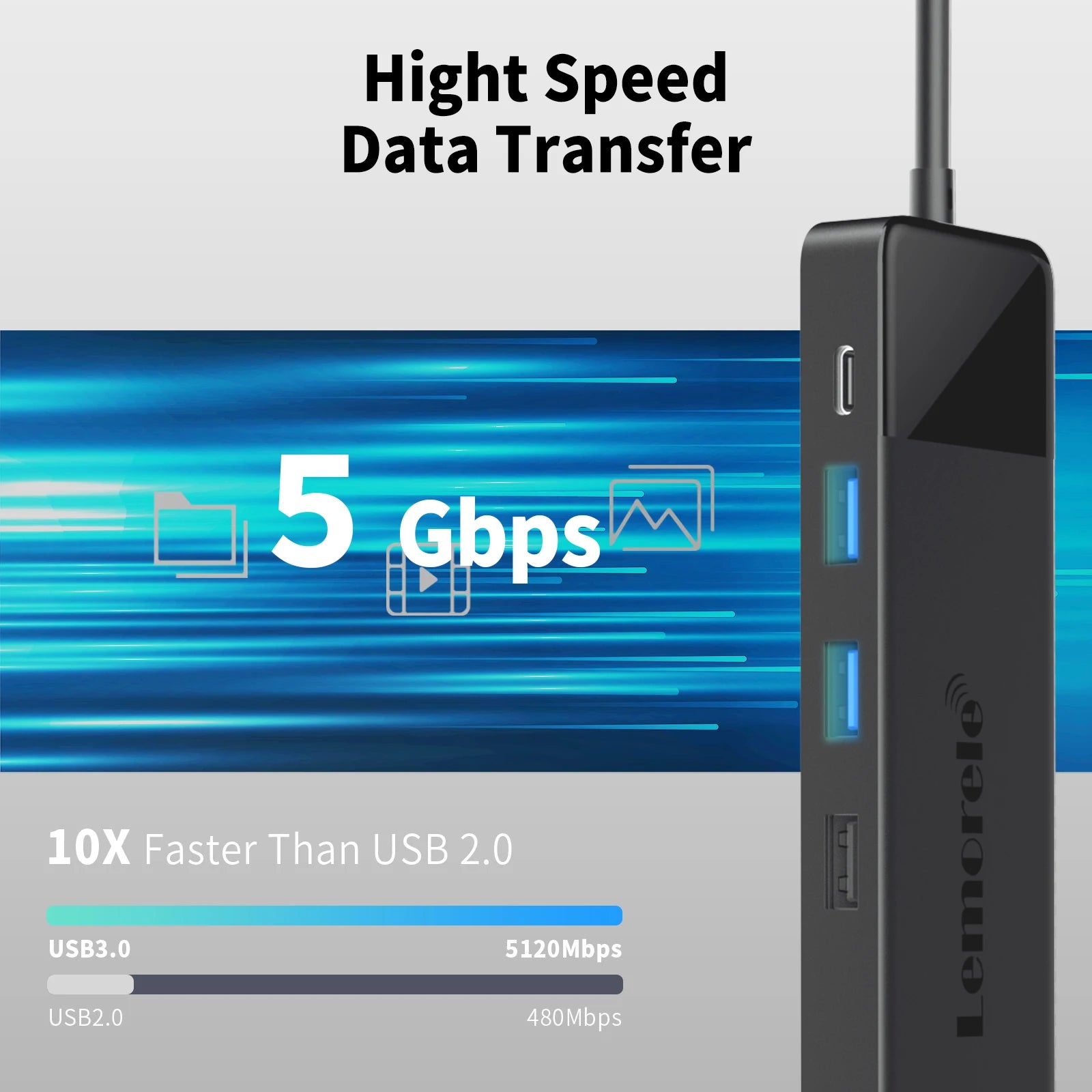 4K USB Hub USB C to Dual HDMI VGA Gigabit Docking Station USB 3.0 VGA Adapter SD Card Readers for Windows Laptop