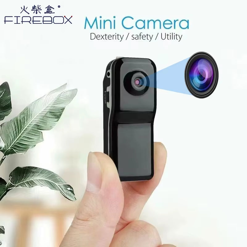 HD Mini DV Camera Body Camcorder Mount Portable Video Record Nanny Security Cam Small Sports Car DVR Webcam for Home and Office