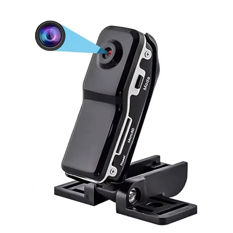 HD Mini DV Camera Body Camcorder Mount Portable Video Record Nanny Security Cam Small Sports Car DVR Webcam for Home and Office